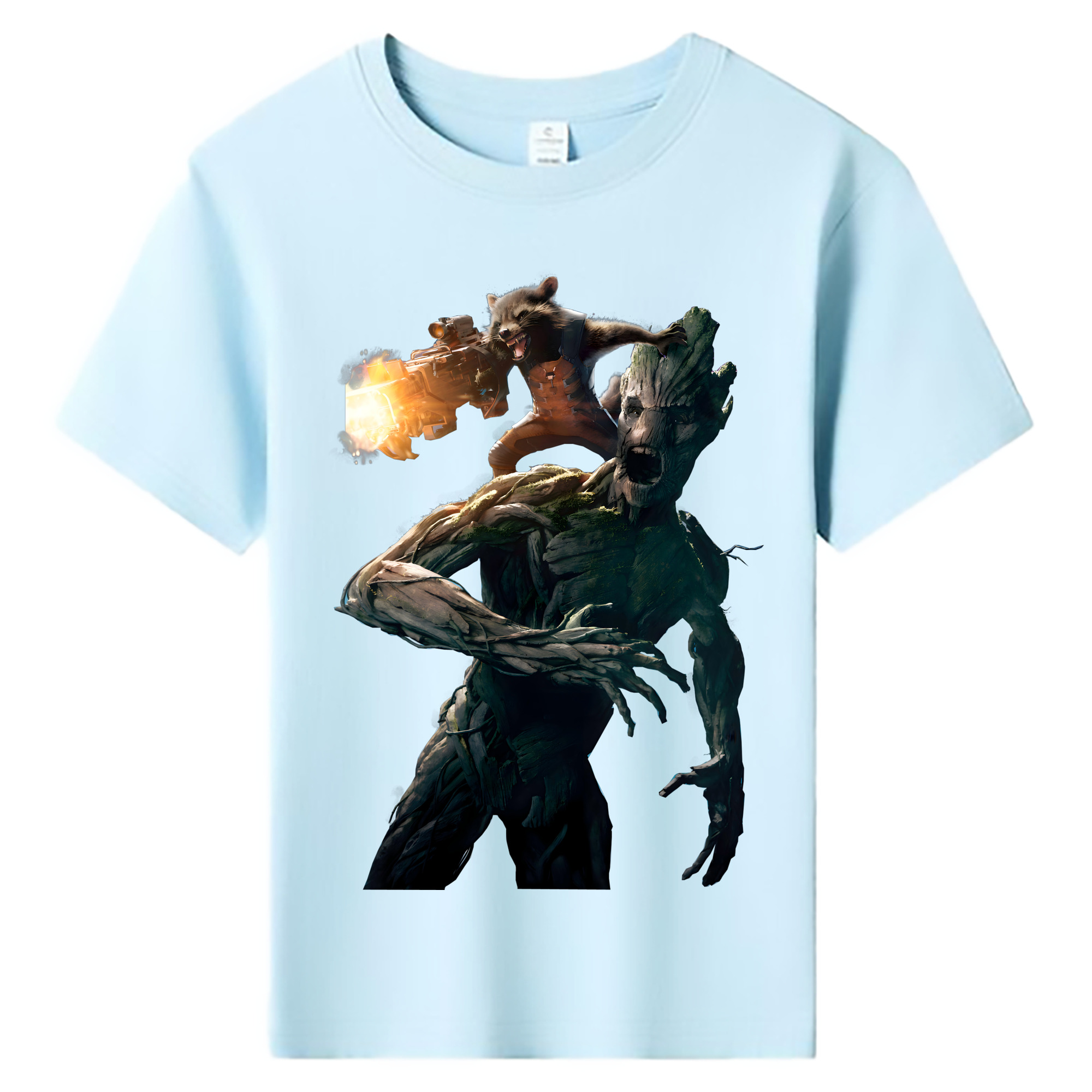 （画像用） アベンジャーズ The Avengers 綿100％キッズTシャツ（フロントプリント）